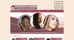 Desktop Screenshot of exquisitehairbraiding.com